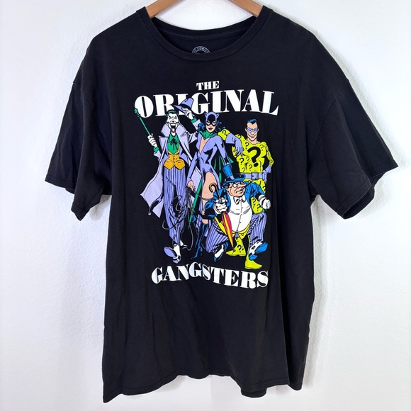 DC Comics Originals XL T-Shirt Rogues Gallery Joker Catwoman Riddler Penguin - Picture 6 of 6